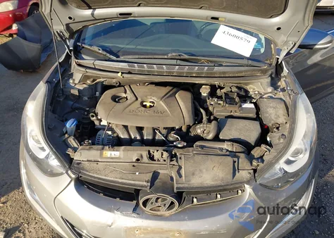 2014 Hyundai Elantra Limited z USA, uszkodzony, nr VIN 5NPDH4AE6EH504560